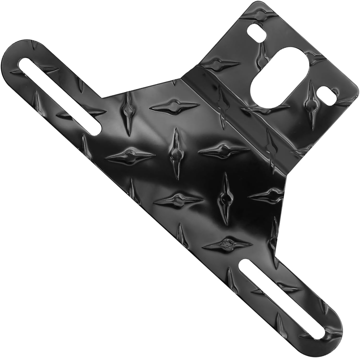 License Plate Bracket; Black EDP Coated (66-77 Bronco