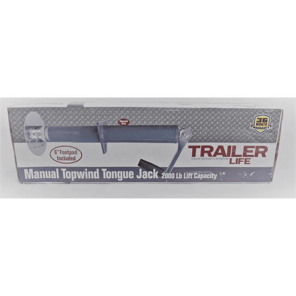 Trailer Life Top Wind Manual 2,000 -lb Capacity Tongue Jack