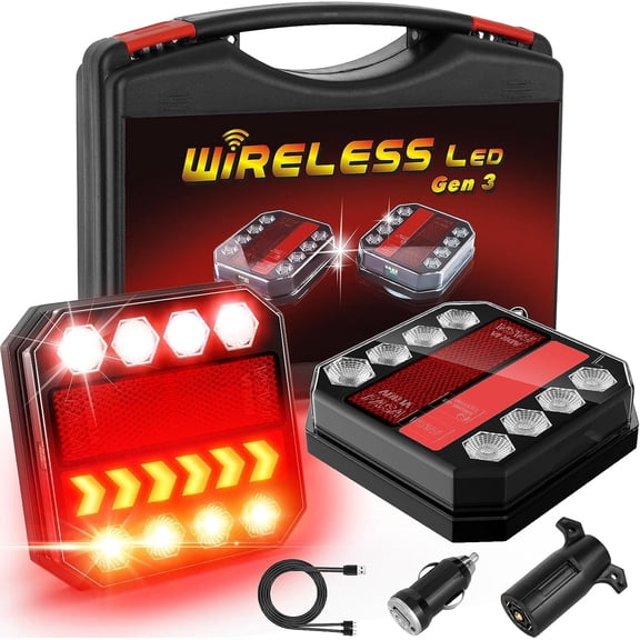 Trailer Lights ,  Tow Light  Kit with Retro-reflectors,  Tail Lights for Trailer, , Boat, RV, , Caravan, IP65