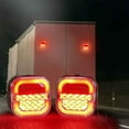 thumbnail image 1 of Trailer Lights Trailer Tail Lights Car Led Trailer Lights Trailer Tail Lights Square Led Trailer Light Stop Turn Tail License Brake Running Light Lamp for Trailer Square Burger Truck Edges Light, 1 of 5