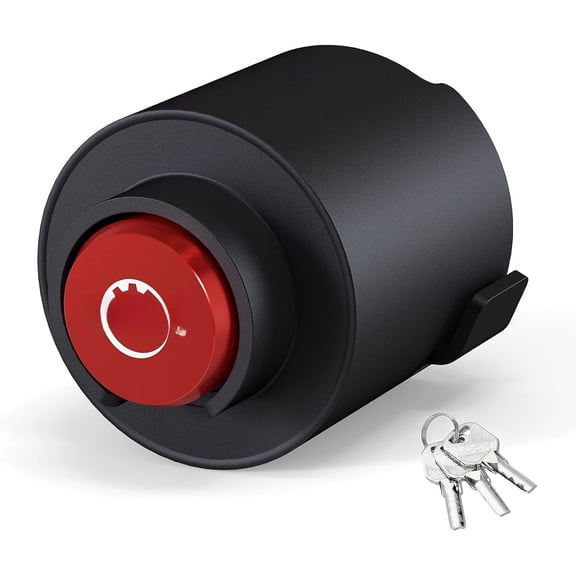 Trailer Lock Fits 2 Inch Coupler, Anti Heavy-Duty Trailer Hitch Locks, Camper Accessories for RV, Trailer, Boat, Pickup