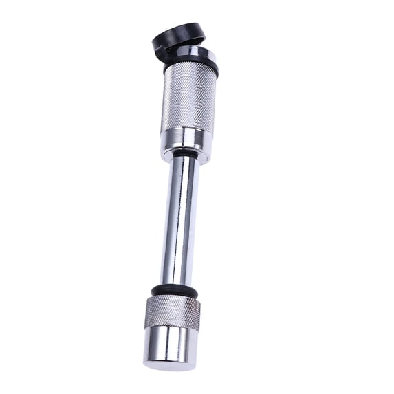 Trailer Lock Hook Anti theft Latch Steel Hitch Weatherproof fits Common Receivers Silver