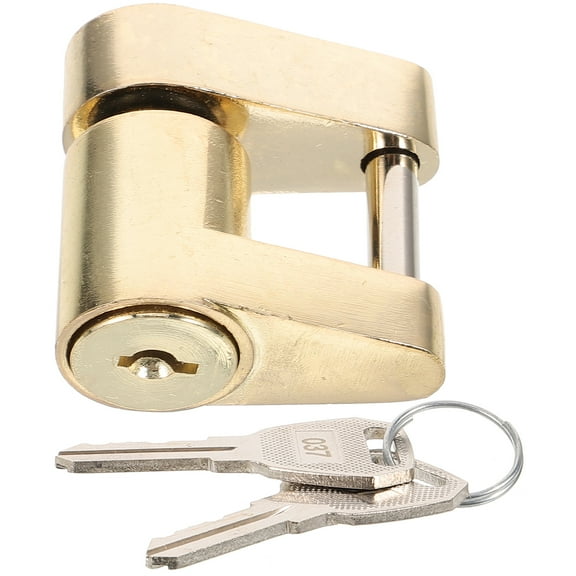 Raindrops Trailer Coupler Padlock Solid Brass Trailer Locks 1 Set for Hitch Security Theft Protection