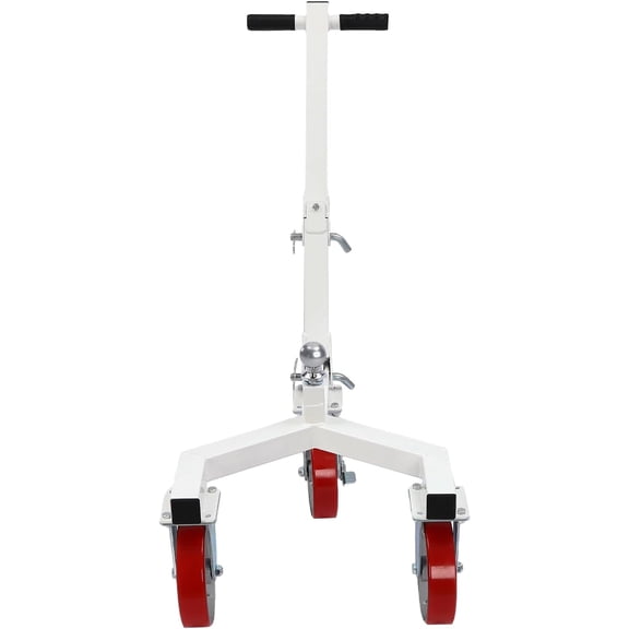 Trailer Mover, 3500 lbs Trailer Mover for RV Boat Motorcycle, Adjustable Trailer Dolly, White