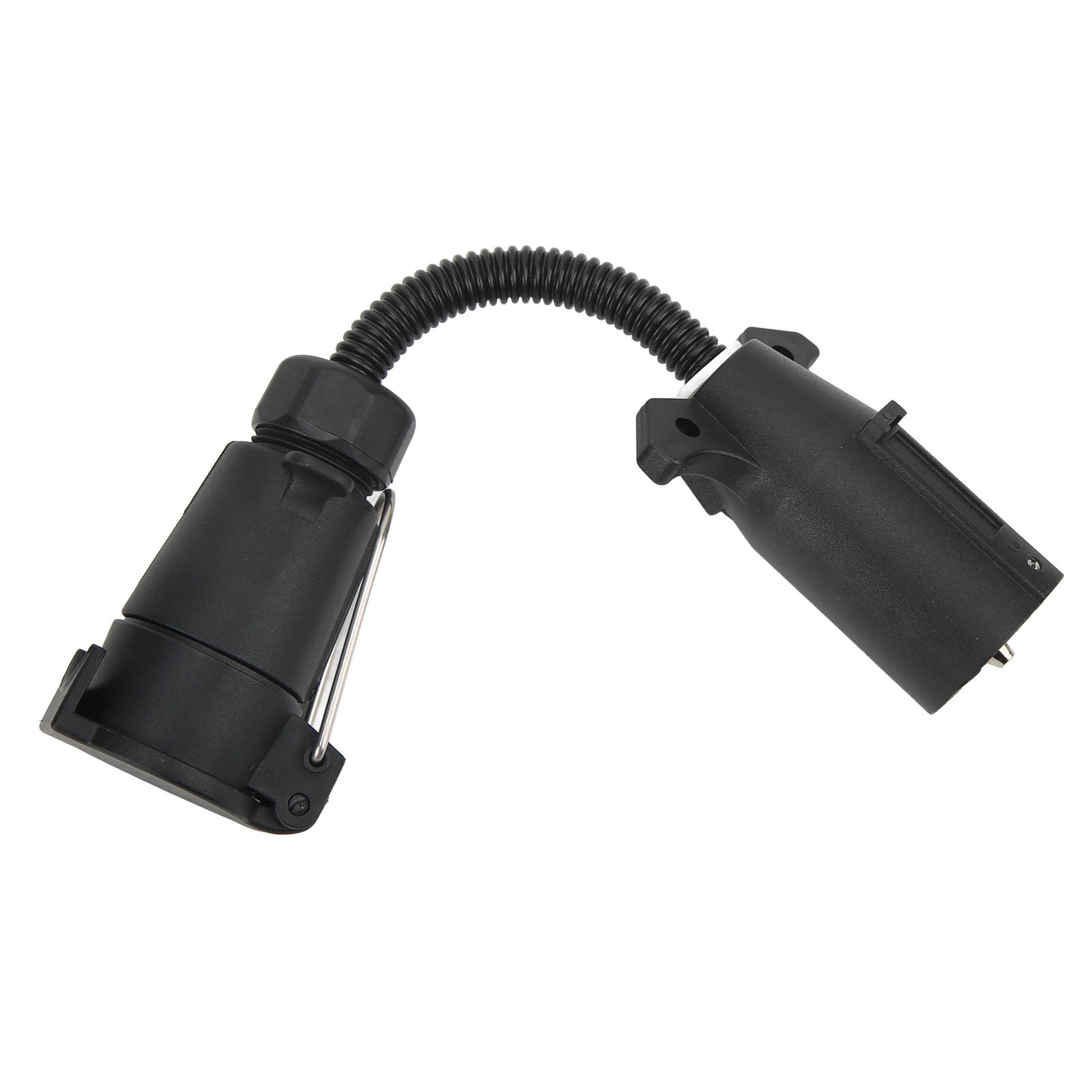 Trailer Plug Adapter,7 Way Round Trailer Plug Adapter Wire Connector RV