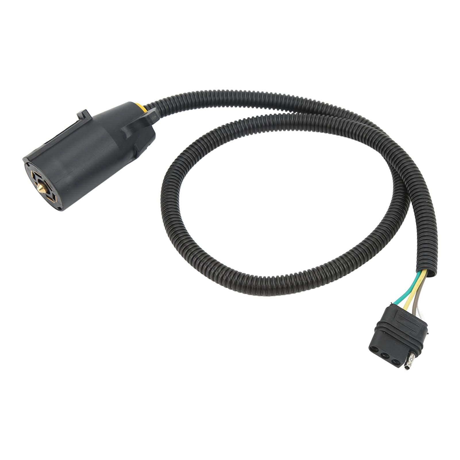 Trailer Plug Adapter, Trailer Wiring Harness 7 Way Round To 4 Way Flat