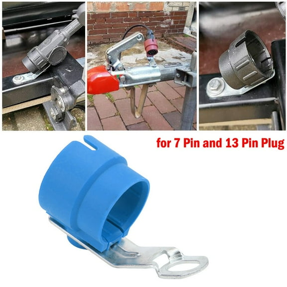 Trailer Plug Holder Weatherproof Protective Rigid Accessory for 7‑13Pin