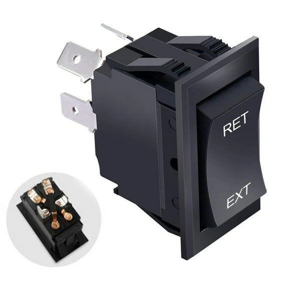 Trailer Power Switch Replacement for RV and Trailer Applications with DPDT Design