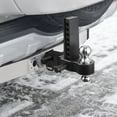 thumbnail image 1 of Trailer Receiver Hitch, Heavy Duty Trailer Hitch, Adjustable Receiver Extenders, Tow Hitch Ball Mount, Drop/Rise Hitch Kit with Pins & Locks, 2-8 Inch, 1 of 9