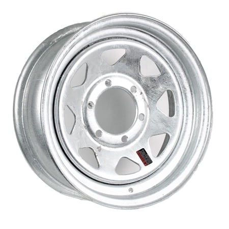 eCustomrim Trailer Rim 15 Inch 15X6 6 Lug On 5.5 Inch Center Galvanized Wheel