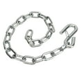 Trailer Safety Chain Heavy Duty 3500lbs Safety Chains with Double Spring Clip S Hooks Towing
