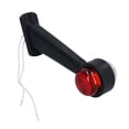 thumbnail image 1 of Trailer Side Marker with rubber base Red & White Front Rear Light / Lamp TR153, 1 of 6