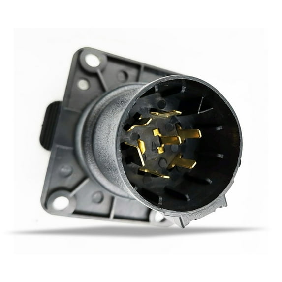 Trailer Socket Adapter 6-24V 7 Pin Power Plug Socket Connector Accessory for