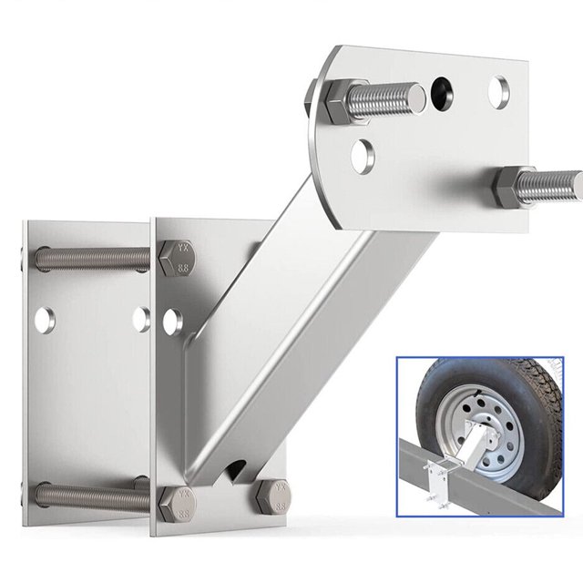 Trailer Spare Tire Wheel Mount Holder Bracket Carrier Fits for 4 & 5