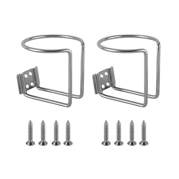 Trailer Stainless Steel Drink Bottle Can Cup Holder Boat-Marine Yacht Camper-Van Ring Motorcycle-Cup Holder Car Coasters
