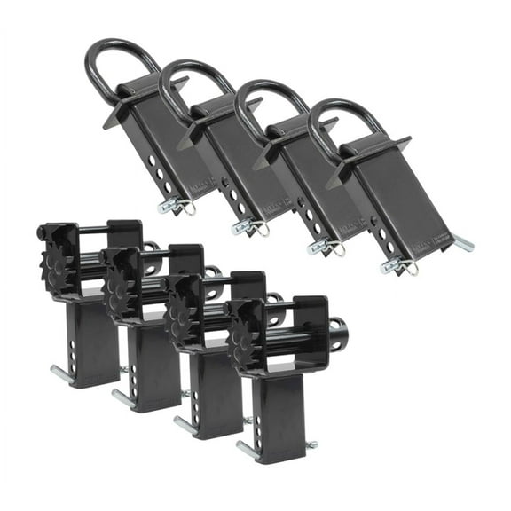 Trailer Stake Pocket D-Ring Flatbed With Winch Flatbed (4 Pack)