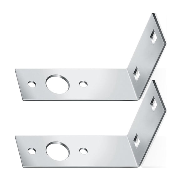 Trailer Tail Light Brackets L Shaped Stainless Steel Mounting For Utility Trailer