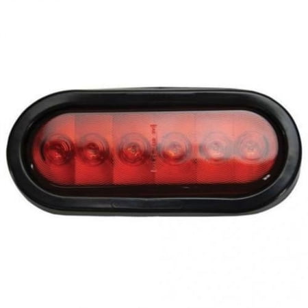 Trailer Tail Light LED Red w/Turn Brake and Reverse Indicator and Rubber Grommet fits Trailer & Towing Trailer Lighting