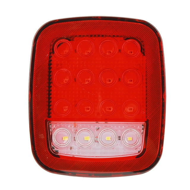 Trailer Tail Lights 12v to 24v 16 LED Brake Stop Turn Trailer Lights