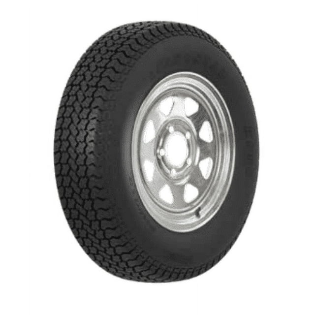 Trailer Tire On Rim ST205/75D14 205/75 14 in. LRC 5 Bolt Galvanized Spoke Wheel Sansujyuku sansujyuku.com