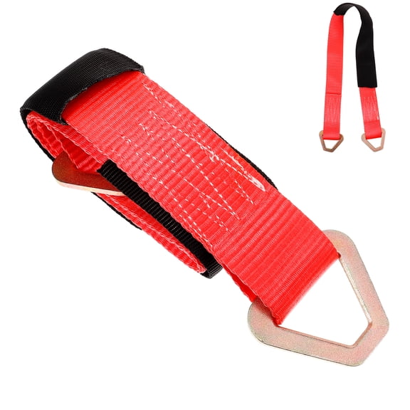Trailer Tow Strap Rescue Rope Race Emergency Tool Versatile Towing for Trucks Racing Red