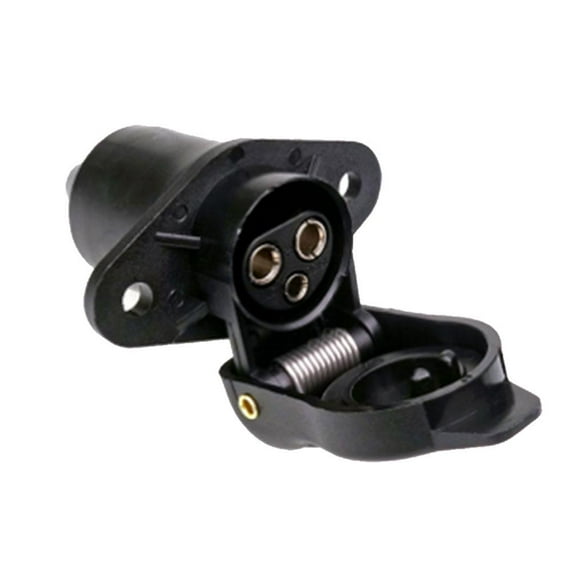 Trailer Tractor Plug Socket 3 Pin 12V 24V Agricultural Machinery Winch Forest J0Q3