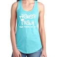 thumbnail image 1 of Trailer Trash And Proud Of It! Racerback Tank, 1 of 3