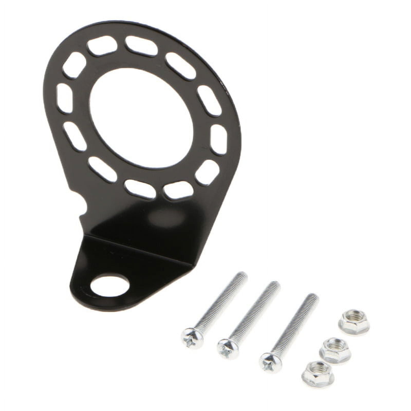 Trailer Wire Connector Mounting Bracket Black Coated Steel for Trailer