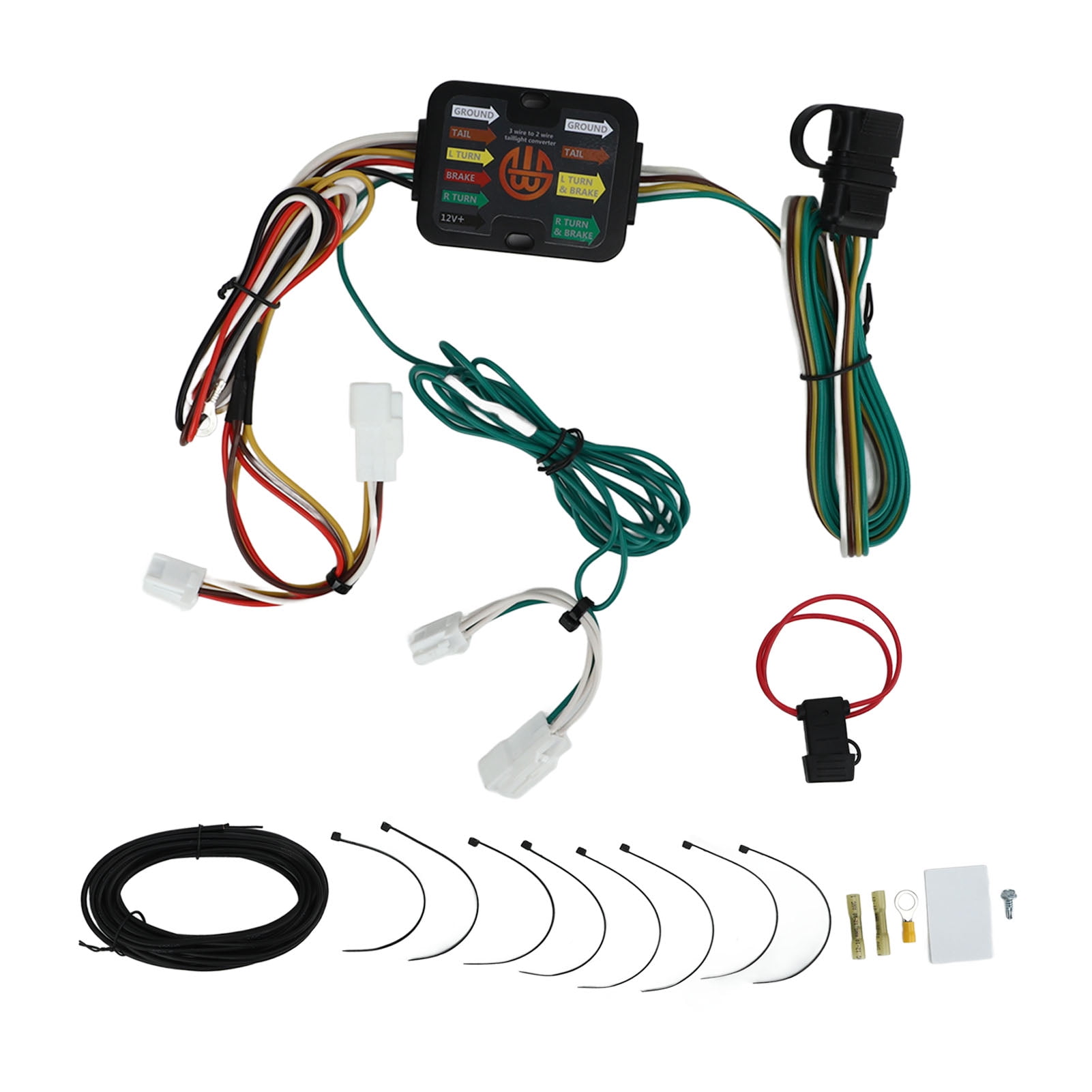 Trailer Wiring Harness, 4 Pin Fast Connection Flexible Trailer Wiring