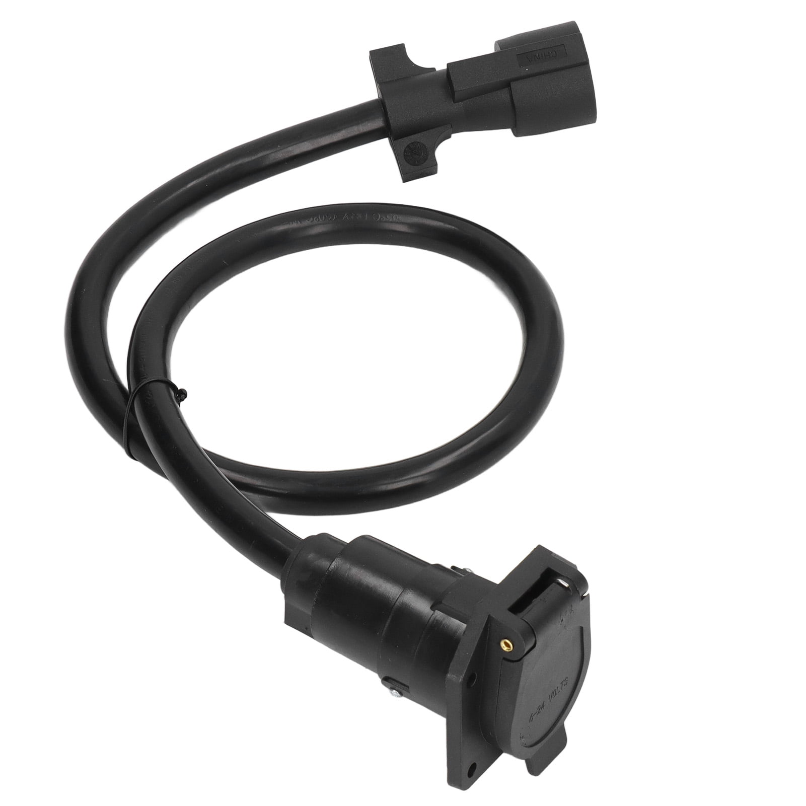 Trailer Wiring Kit 7 Way Trailer Cord Plug Inline Wire Harness Cable 2