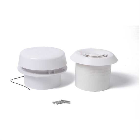 Trailer roof Air Ventilation Round vent for RV Caravan mini Vent fan with low noise and strong wind 12V ,Easy to Use
