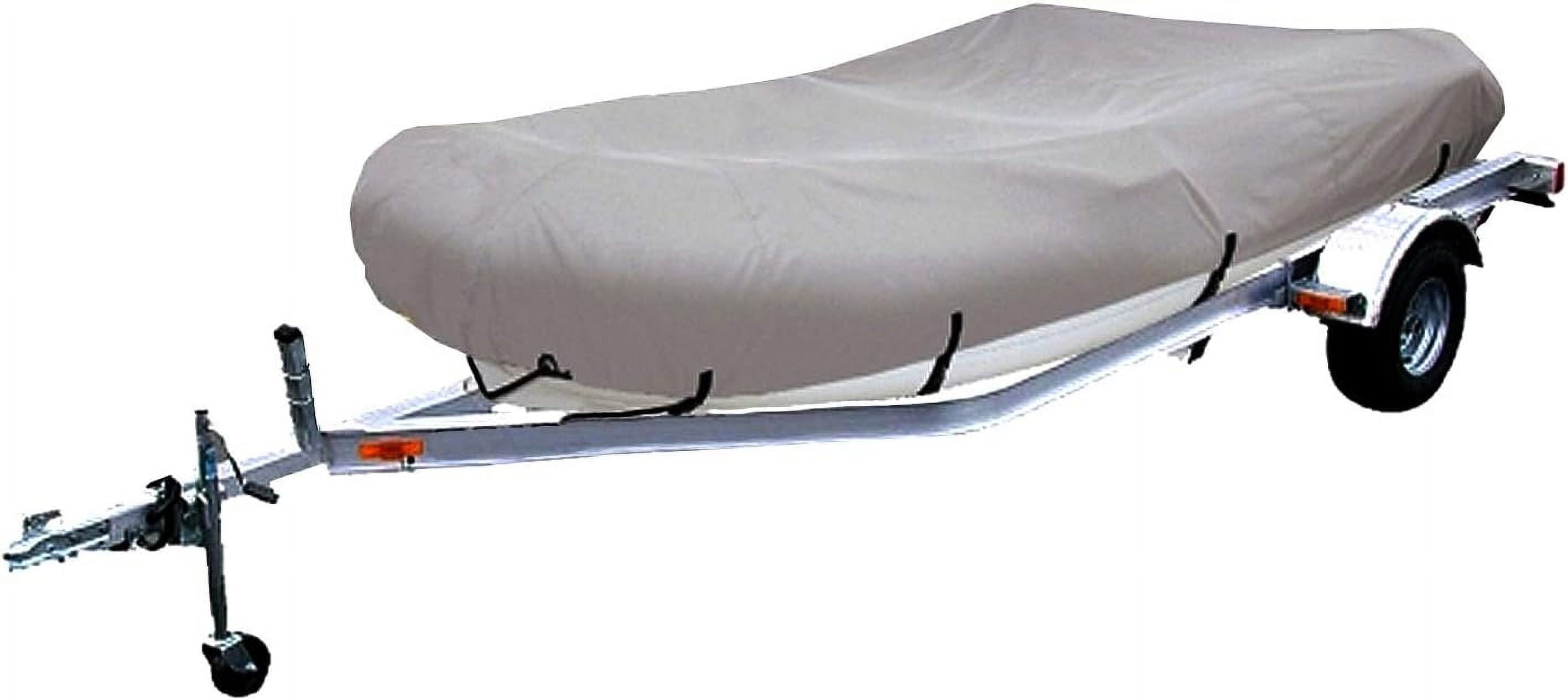 Trailerable Inflatable Boat Cover, Heavy Duty UV Resistant Waterproof
