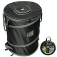 thumbnail image 1 of Trailersphere Waterproof Trash and Recycle Bin with Lid Storage and Trash Bag Clips, Black, 1 of 7