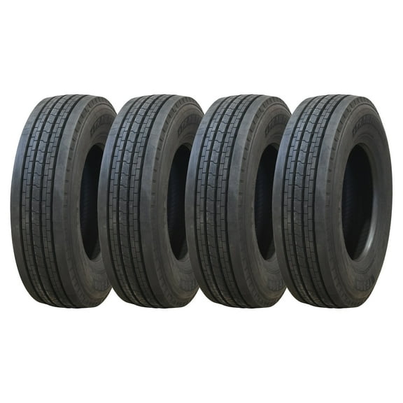 Trailfinder 235/75R17.5 18 Ply Trailer Tire, Set (4)