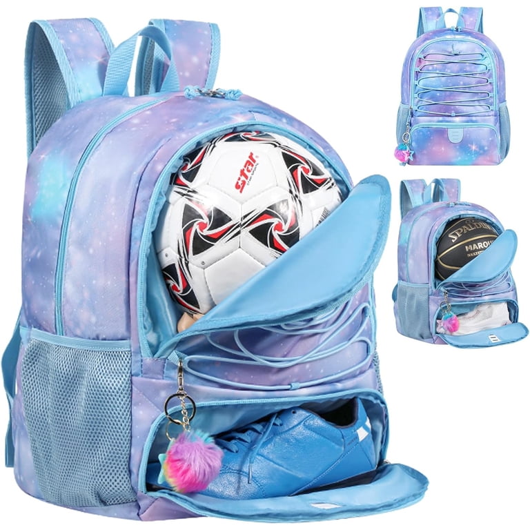 Trailkicker Mesh Sports Backpack, 32L with Ball & Shoe 