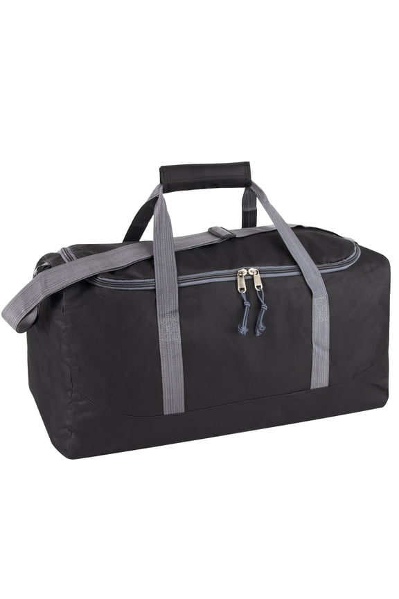 20.00 x 11.00 x 11.00 Inches Heavy Duty Weekender Overnight Duffle Shoulder Bag, Black