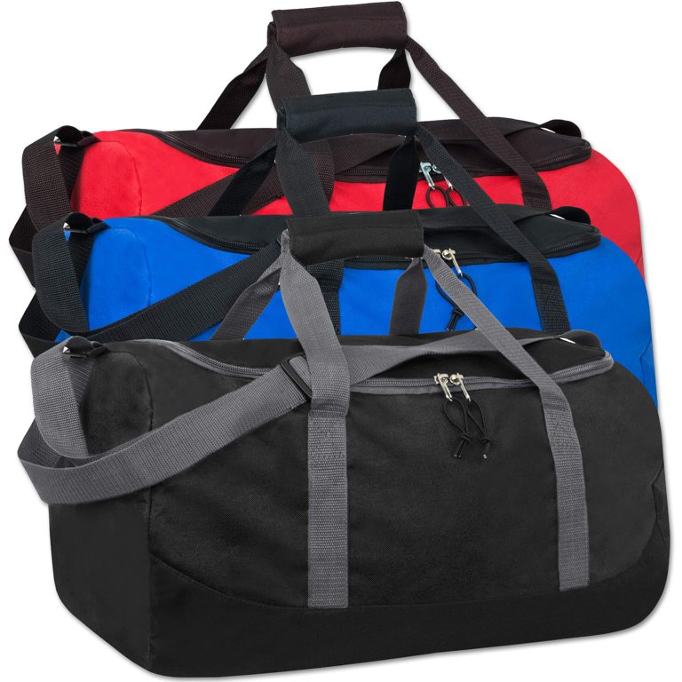 Trailmaker 24 Pack Wholesale Duffle Bags Bulk for Homeless Adults Teens Sports Teams and Bags for Foster Kids