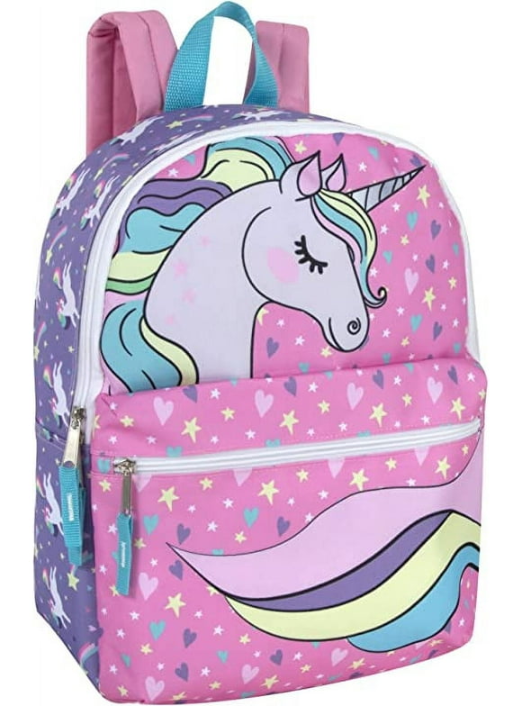 Trailmaker, Animal Friends Critter Backpack for  Preschool, Kindergarten Kids, Pink - Unicorn