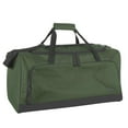 thumbnail image 1 of 24 Inch 55 Liter Weekender Overnight Duffel Shoulder Bag for Men, Women, Teens, Gym, Travel, Sports and Recreation in Hunter Green, 1 of 7