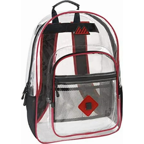 Trailmaker Clear Backpack, Red