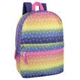 thumbnail image 1 of Girls 17 Inch Backpack with Front Zippered Pocket and Padded, Adjustable Shoulder Straps for School, Camp, Hiking, Commuting and Travel in Pastel Hearts, 1 of 8