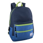 Trailmaker, Multi-Color backpack with adjustable padded shoulder straps - Navy Blue