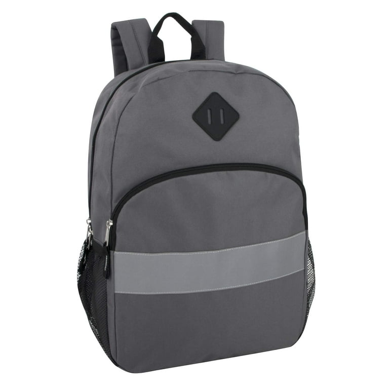 Gray school backpack hotsell