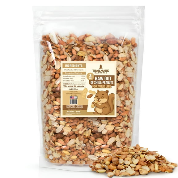 Trailmark Naturals - 3 Pound Out of shell Raw Peanuts