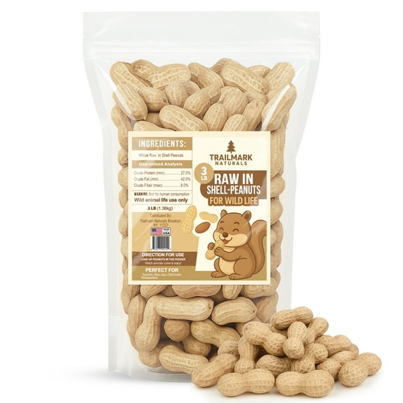 Trailmark Naturals - 3 Pound in shell Raw Peanuts