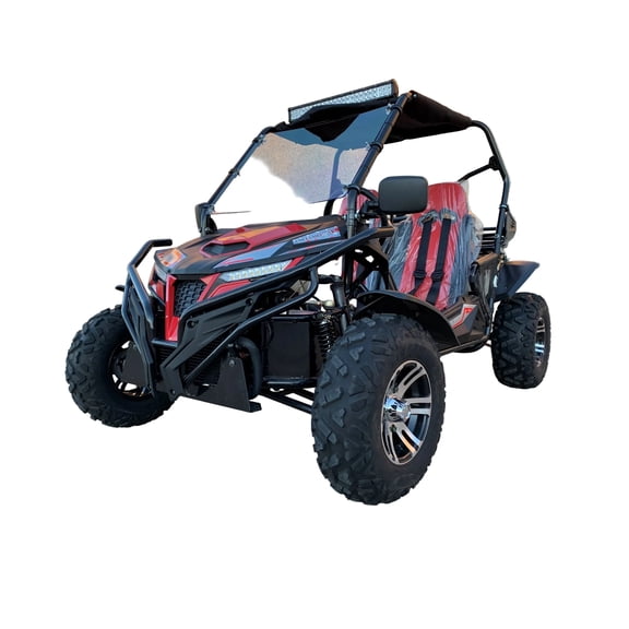 Trailmaster Cheetah 300EX Off Road UTV/Go kart | Fuel Injected Deluxe Adult Version, Center pivot rear end, water cooled motor