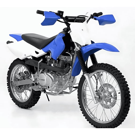 Trailmaster JHL Pro Series TM LX250 Premium Mid-Size Dirt Bike, Electric Start, Extended Frame, 21 inch Front tire, 37.4 seat Height, Manual Trans (Blue)