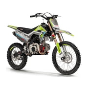 Trailmaster JHL SX150 Dirt Bike, 140cc 4-Stroke, Manual Transmission, Electric/Kick Start, Max Speed 55 MPH, Age 13+ Green