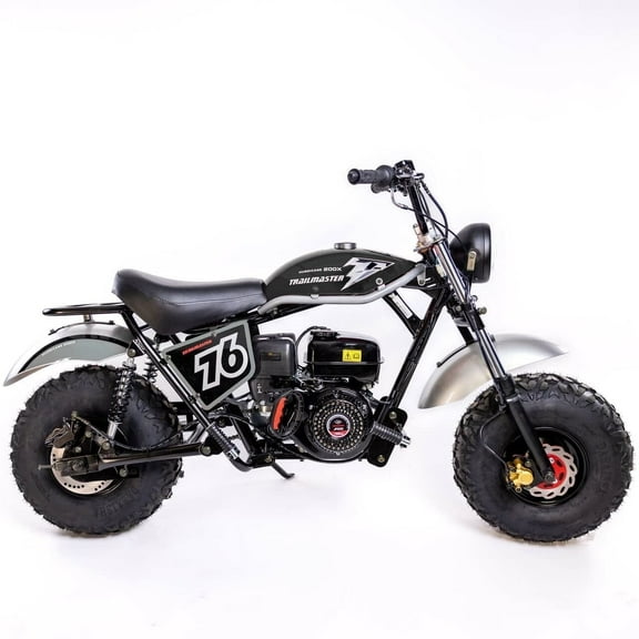 Trailmaster Mini Bike mb 200X Hurricane All New with Front and Rear Brakes, 196cc (Black)