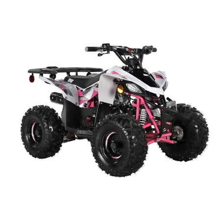Trailmaster R125 ATV, 120cc, Race Inspired, Automatic Trans with reverse, Electric Start, LED Head lIghts, Color Matched Suspension, Speed limiter